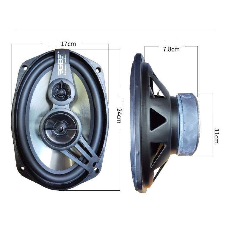 Bộ 2 loa bầu dục 6x9 inch đồng trục GB VT-6912 hai đường tiếng âm thanh