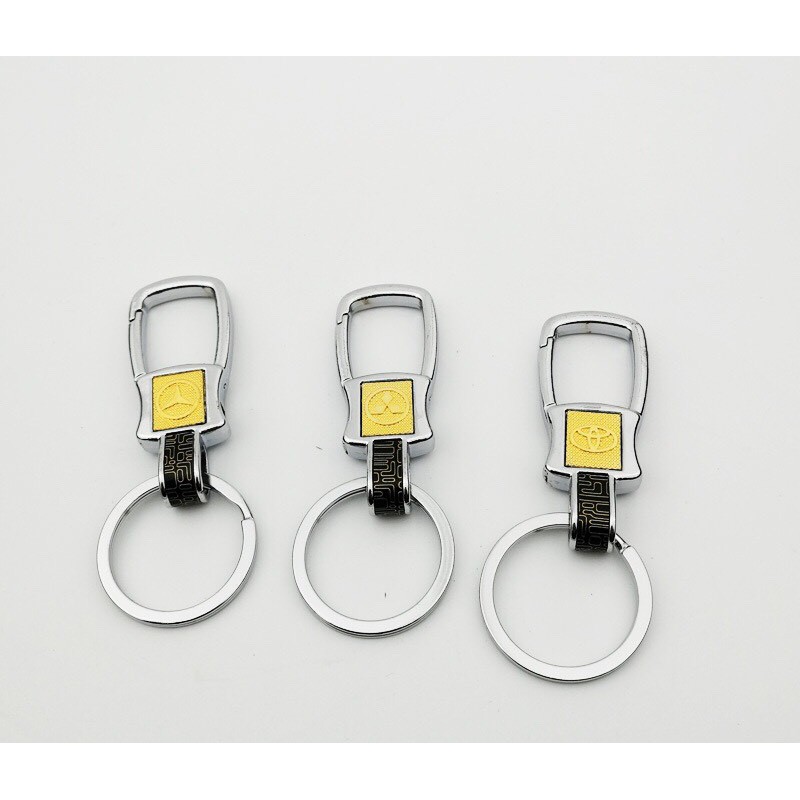 Móc khóa da cao cấp logo hãng Toyota - kiA - Hyundai- Mazda - Honda - ford