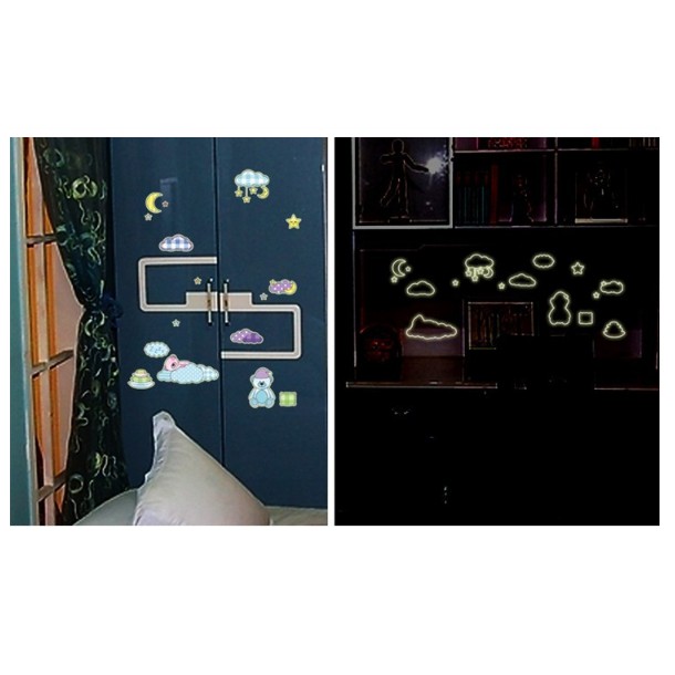 Decal trang trí tường - Buổi Tối Ngủ Ngon - DẠ QUANG