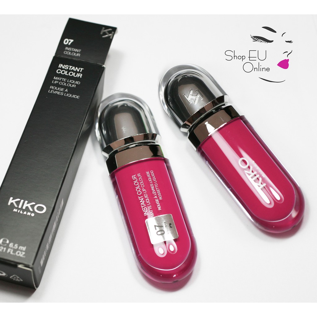 Son lì Kiko -  Instant Colour Matte Liquid Lip Colour - sản phẩm mới của Kiko Milano