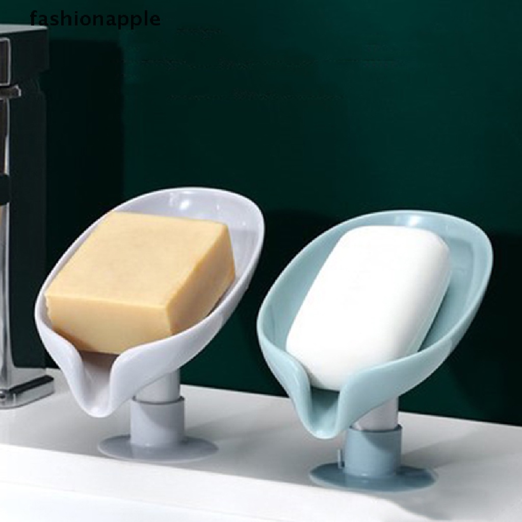 Giá đỡ xà phòng hình chiếc lá tiện dụng dành cho phòng tắm