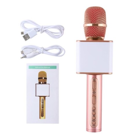 [Giá Rẻ] Micro Karaoke Bluetooth Không Dây SD-08 Hỗ trợ thu âm, âm thanh chuẩn loa to - Chính Hãng - Bảo Hành Đổi Mới