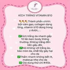 Siêu kích trắng vitamin bio