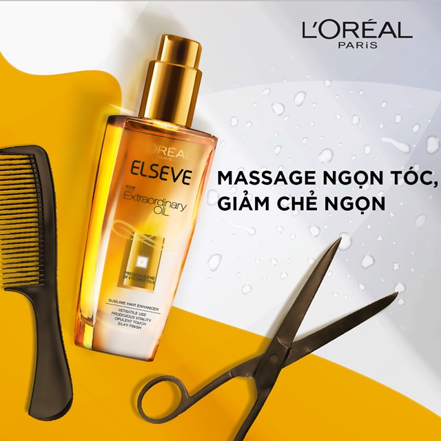 Dầu Dưỡng Tóc L'Oreal Tinh Dầu Hoa Tự Nhiên Elseve Extraodinary Oil 100ml