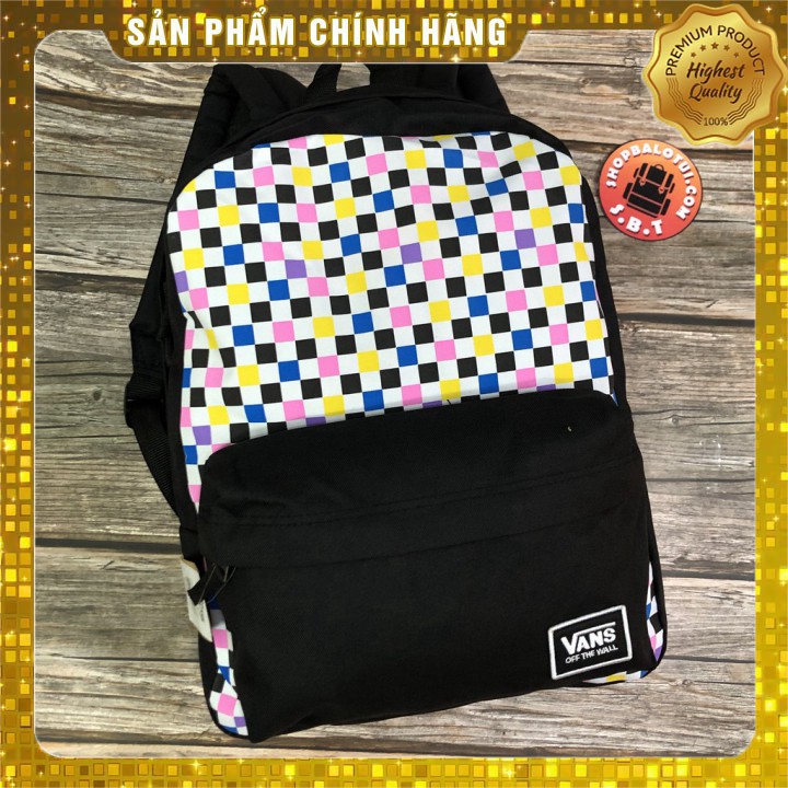 Balo Vans Balo Vans Realm Checkboard - Thiết kế thông minh nhiều ngăn để đồ tiện lợi, Phù hợp cả Nam và Nữ