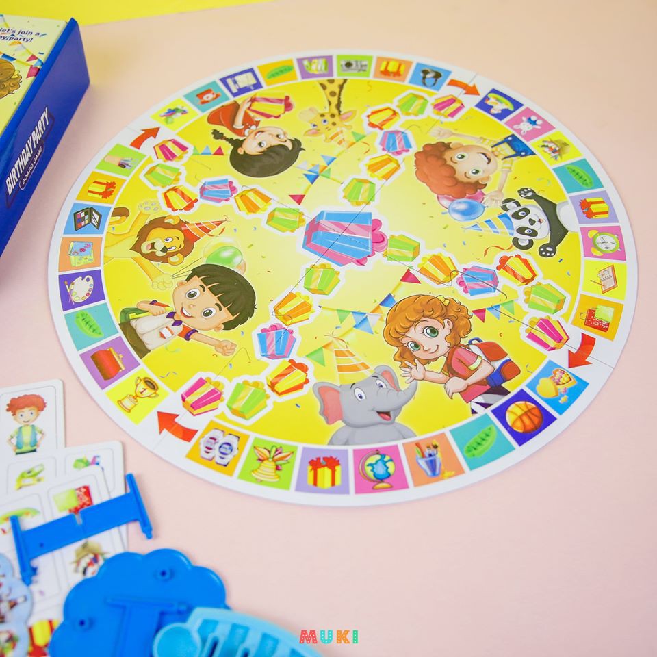 Đồ chơi giáo dục Boardgame - birthday party 5113 (Từ 3-6 tuổi)