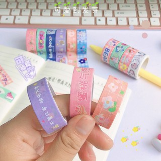  Băng dính hoạt hình trang trí sổ tay style Hàn dễ thương ins Lyanwn