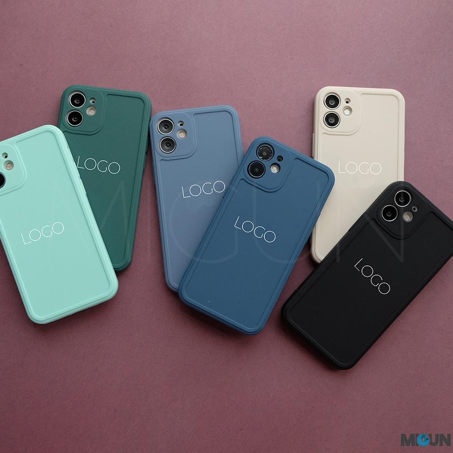 ➘ 1 Khung Viền Vuông Bằng Silicone Cho Điện Thoại iPhone 6 7 8 6+ 7+ 8 Plus X XR XSMAX 11 12 13 PROMAX