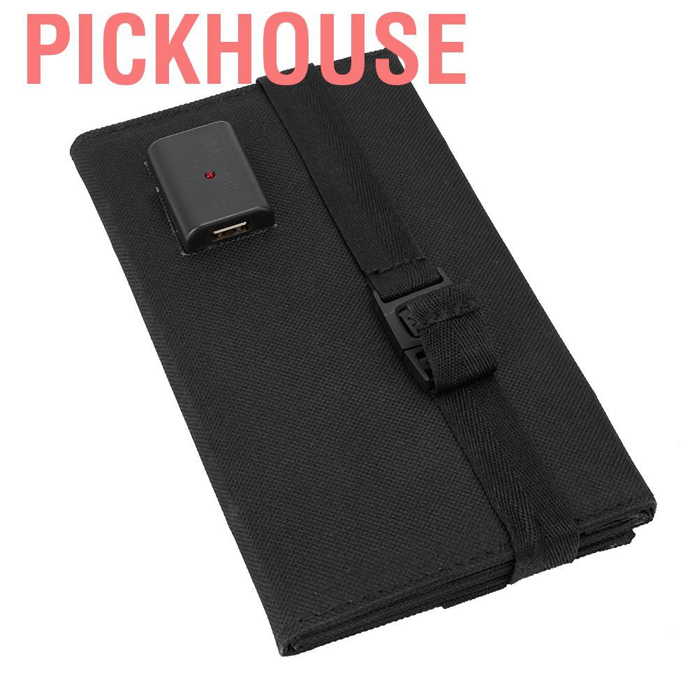 Pickhouse 【lower price+ready stock】 5V USB Folding Solar Panel Charger Travel Camping Portable Battery