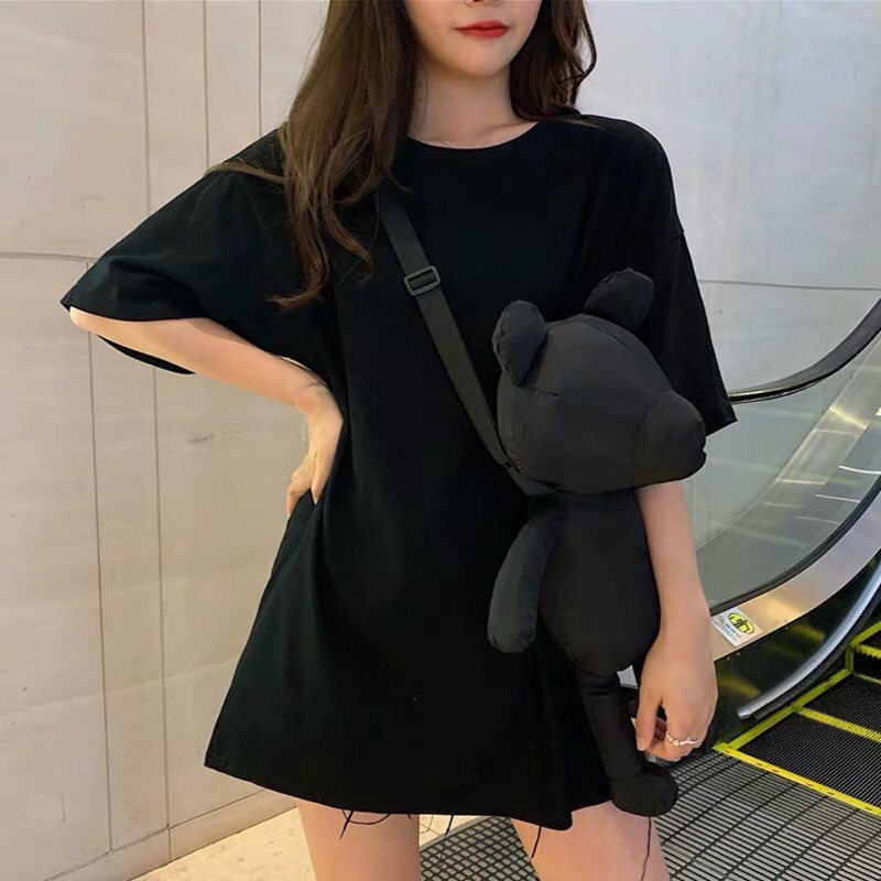 Áo Thun Trơn Tay Lỡ, Oversize , Phông Nam Nữ Unisex - Chất Cotton 100% - Phong Cách Basic