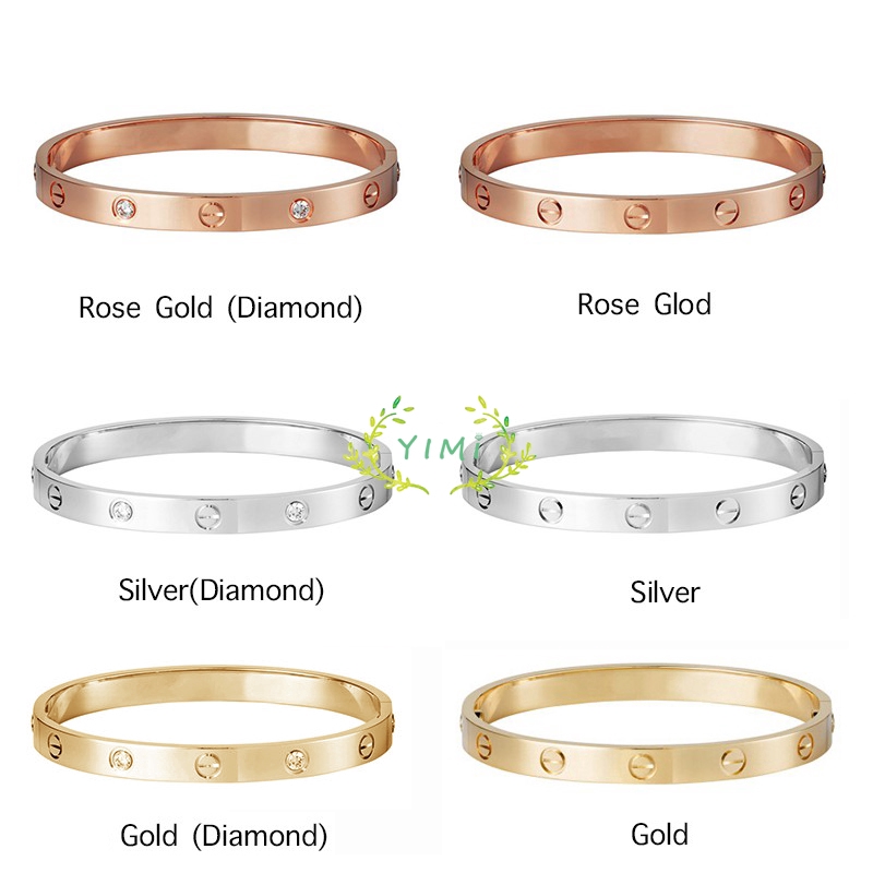 Vòng Tay Thép Titan Khảm Đá Thời Trang Cho Nam Nữ