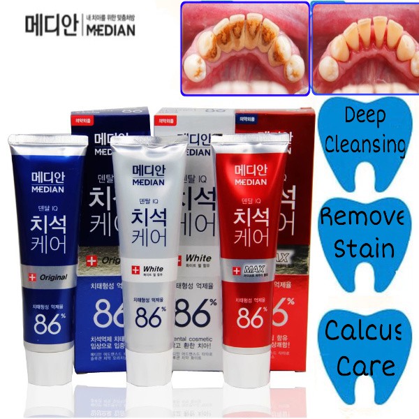 Kem Đánh Răng MEDIAN Dental IQ 93% Toothpaste 120g