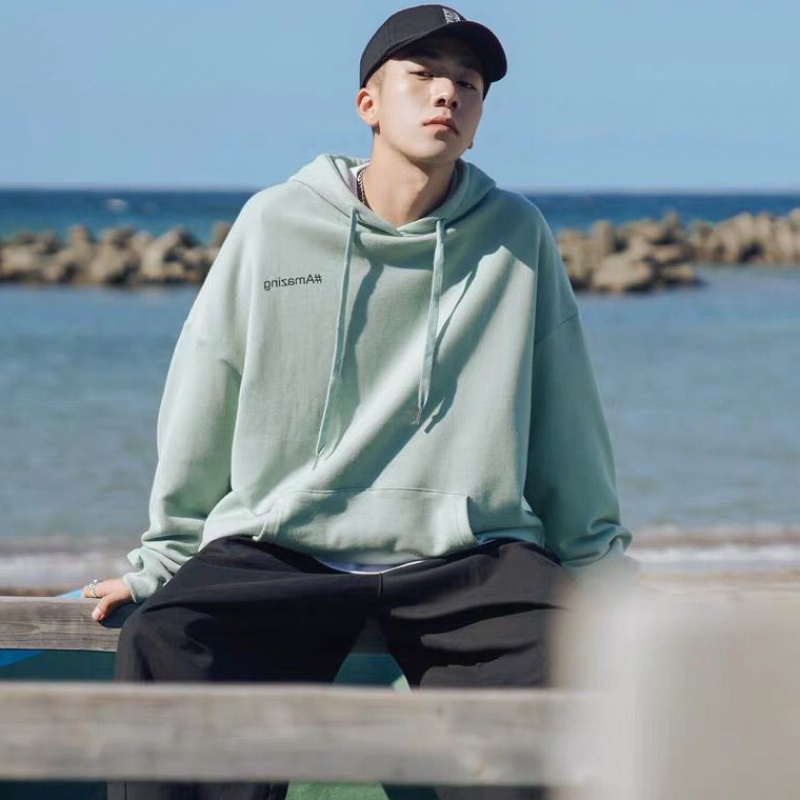 Áo hoodie dáng rộng in chữ phong cách Hip Hop thời trang thu đông 2019 dành cho nam | BigBuy360 - bigbuy360.vn