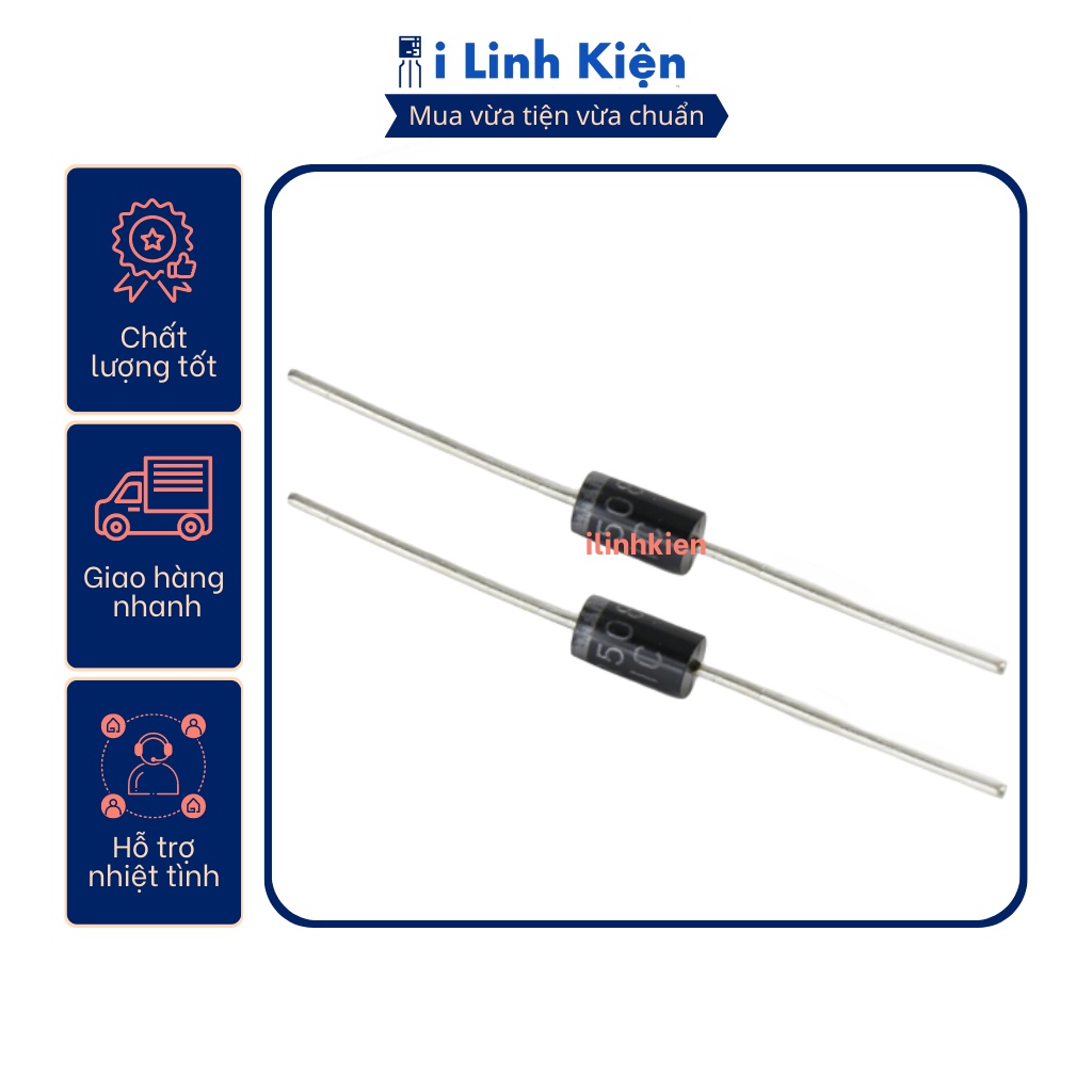 HER508 HER307 Diode xung chính hãng MIC đóng dây chất lượng cao.