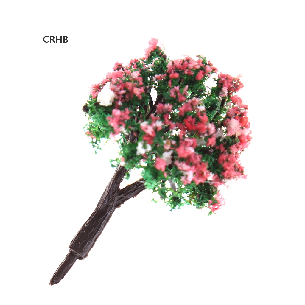 Crhb Set 10 Mô Hình Cây Hoa Hồng Với Cây Hoa Hồng Cho Đường Ray Mới