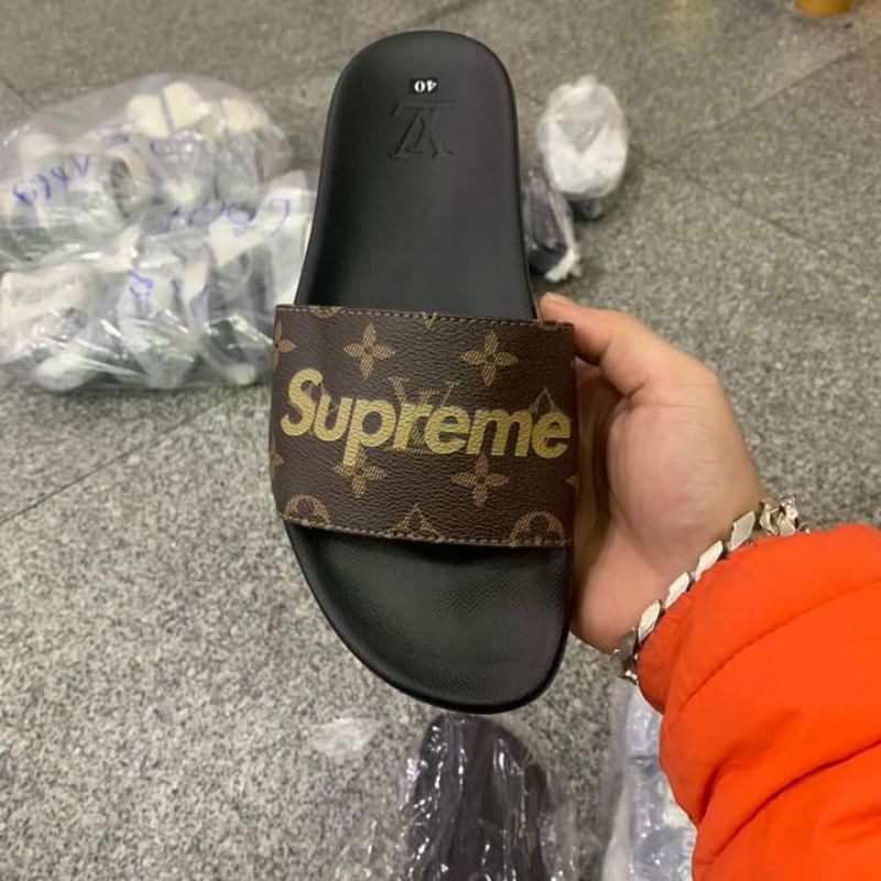 Dép supreme x lv
