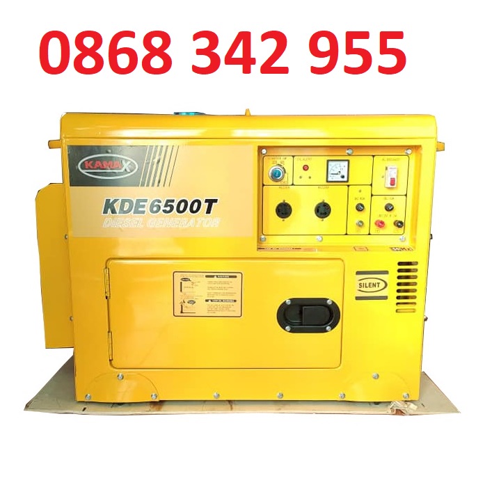 Máy Phát Điện Chạy Dầu 5Kw KamaX KDE6500T New