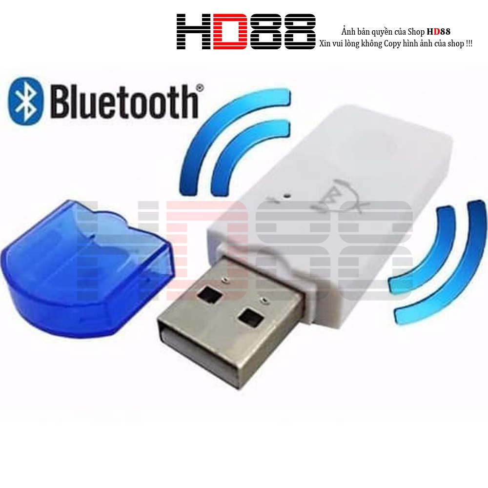 Bộ thu bluetooth âm thanh cho Ô tô, loa thường, âm ly, loa kẹo kéo không có Bluetooth thành có Bluetooth - HD88 - A45