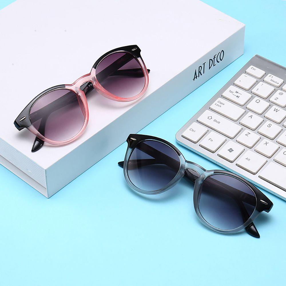 Kính Đọc Sách Chống Bức Xạ Gọng Lớn Màu Sắc Gradient Dành Cho Nữ