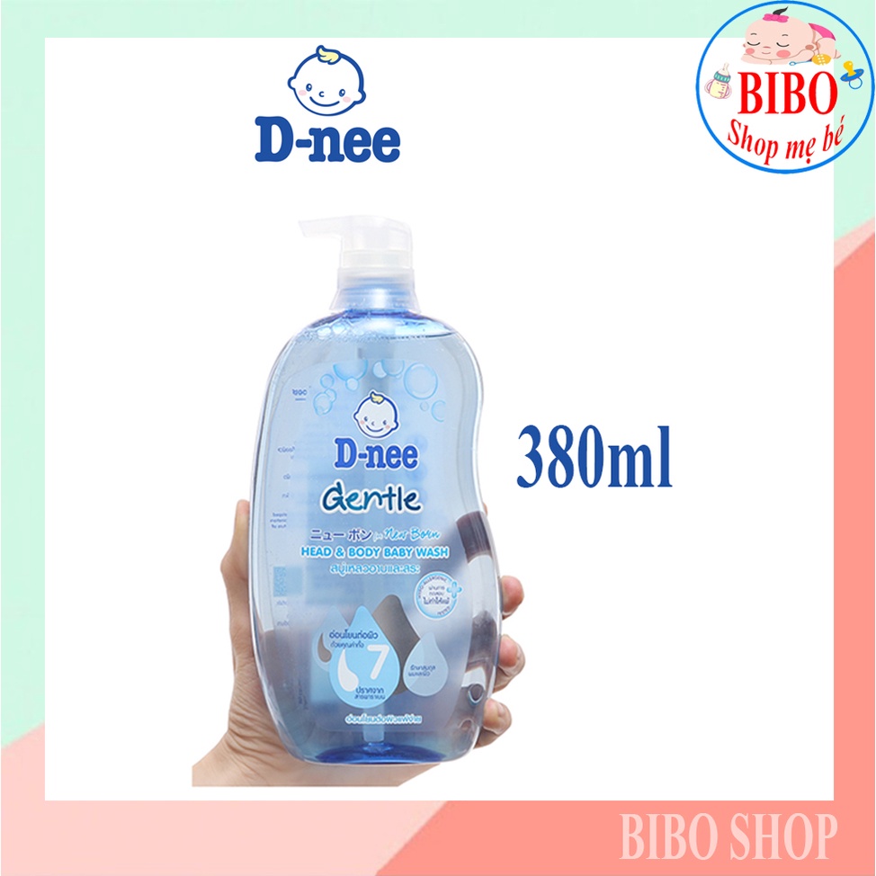 Sữa Tắm Gội Cho Trẻ Em, Cho Trẻ Sơ Sinh Hiệu_ Dnee 380ml ( Thái Lan )