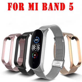 Dây Đeo Inox Milanese Cho Đồng Hồ Thông Minh Xiaomi Mi Band 5