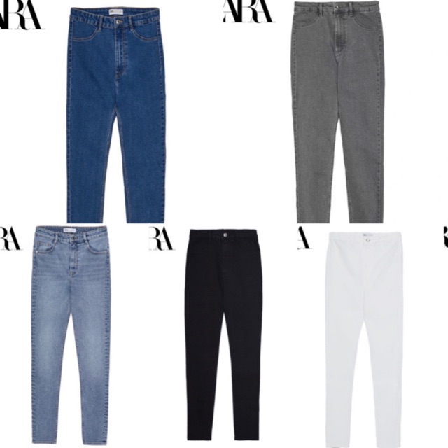 Quần bò trơn ôm cạp cao | BigBuy360 - bigbuy360.vn