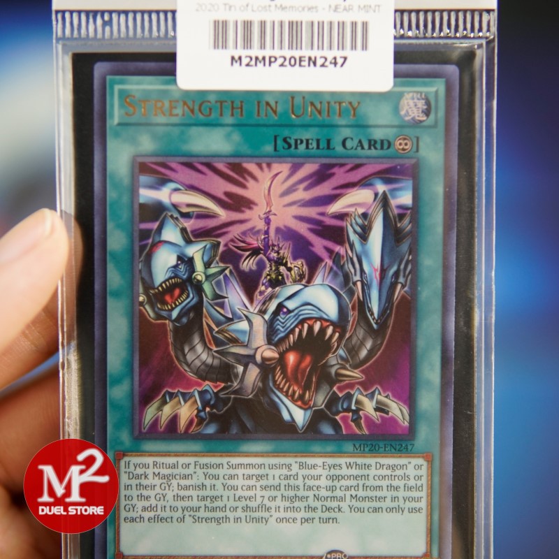 Lá bài Yugioh MP20-EN247 - Strength in Unity - Ultra Rare - Đóng gói theo tiêu chuẩn M2SCCQ-Lite