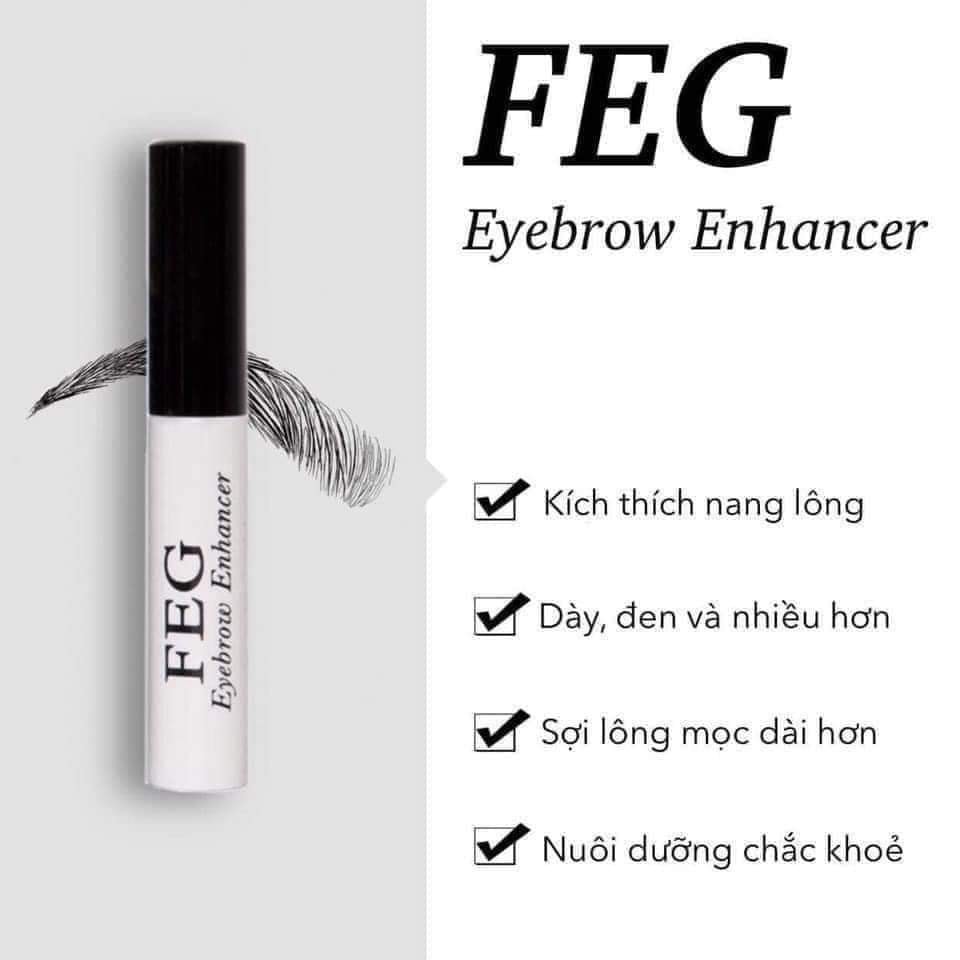 Dưỡng mi FEG dài dày khỏe, ngăn gãy rụng. Serum dưỡng mi cong vút sau 14 ngày sử dụng | BigBuy360 - bigbuy360.vn
