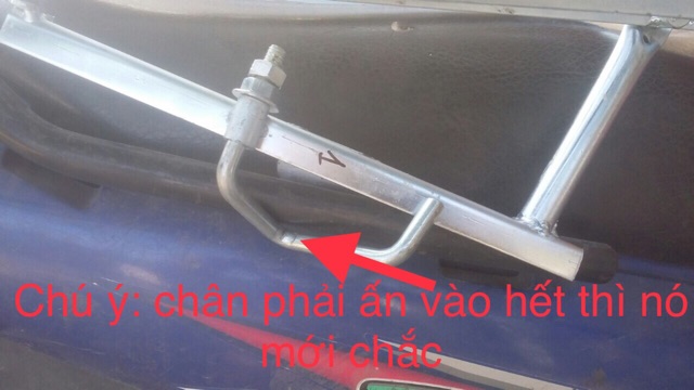 Giá chở hàng xe máy loại dày
