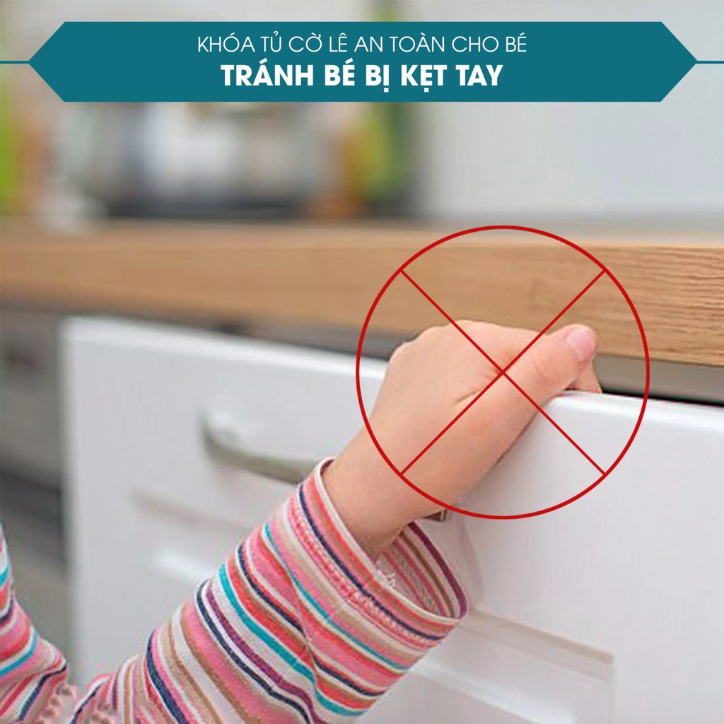 Đai Khóa gài tủ lạnh, chốt an toàn tủ lạnh, ngăn kéo, tủ đồ 88254