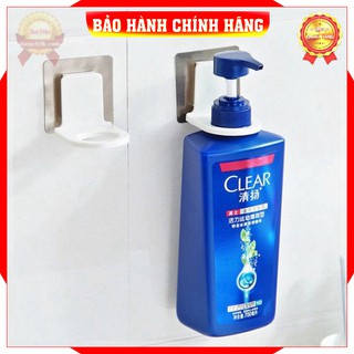 [Hàng Loại 1] Giá móc treo cổ chai lọ nước rửa tay dầu gội đầu sữa tắm xà phòng dán tường siêu chắc .