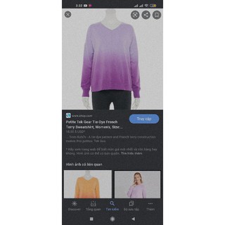 Sweater tek gear of kohls tím nhạt