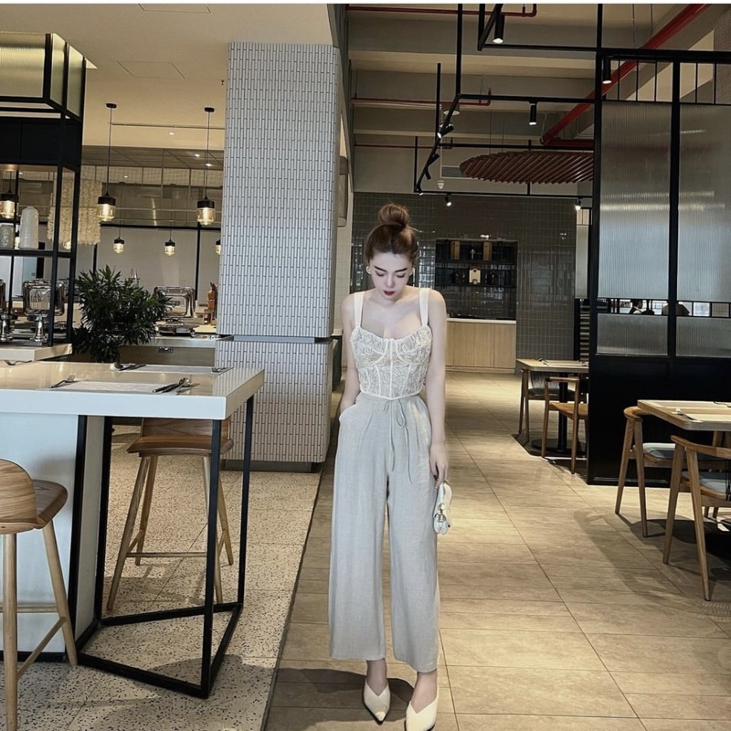 Áo Ren Dây Cup Ngực Baube