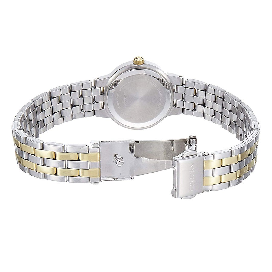 Đồng Hồ Nữ Citizen Đính Đá Swarovski Dây Thép Không Gỉ EJ6104-51P - Mặt Vàng