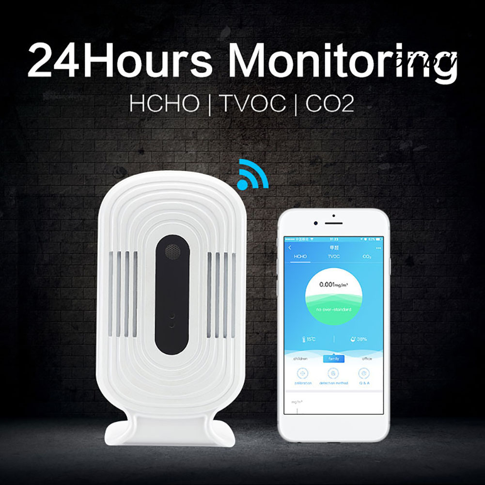 Thiết Bị Kiểm Tra Cảm Biến Không Khí G1Bilibili Smart Wifi Co2 Hycho Tvoc Smog