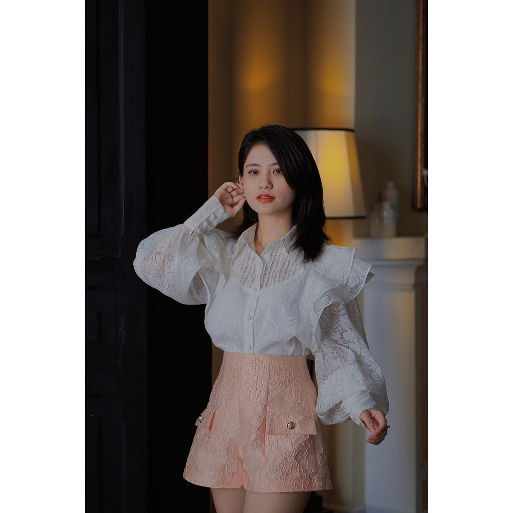 Áo sơ mi kiểu tay phồng - alula shirt - dearie.club