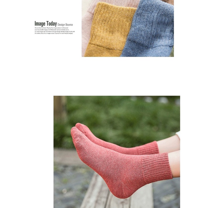 Vớ cổ cao nam nữ tất trơn lửng len nhám cotton thời trang đẹp kháng khuẩn khử mùi thấm hút mồ hôi tốt MONEY VC025