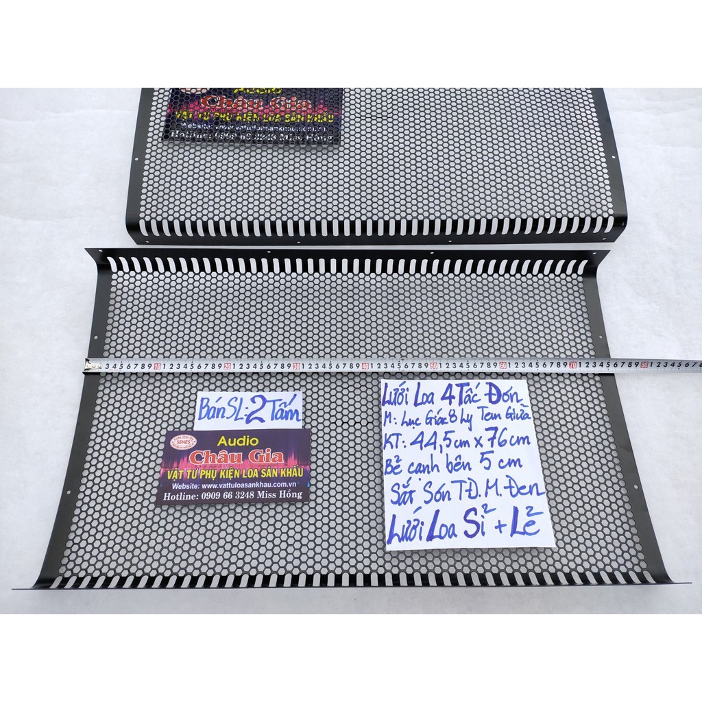 Lưới loa 4 tấc 44.5cmx 76cm 2 tấm Audio Châu Gia