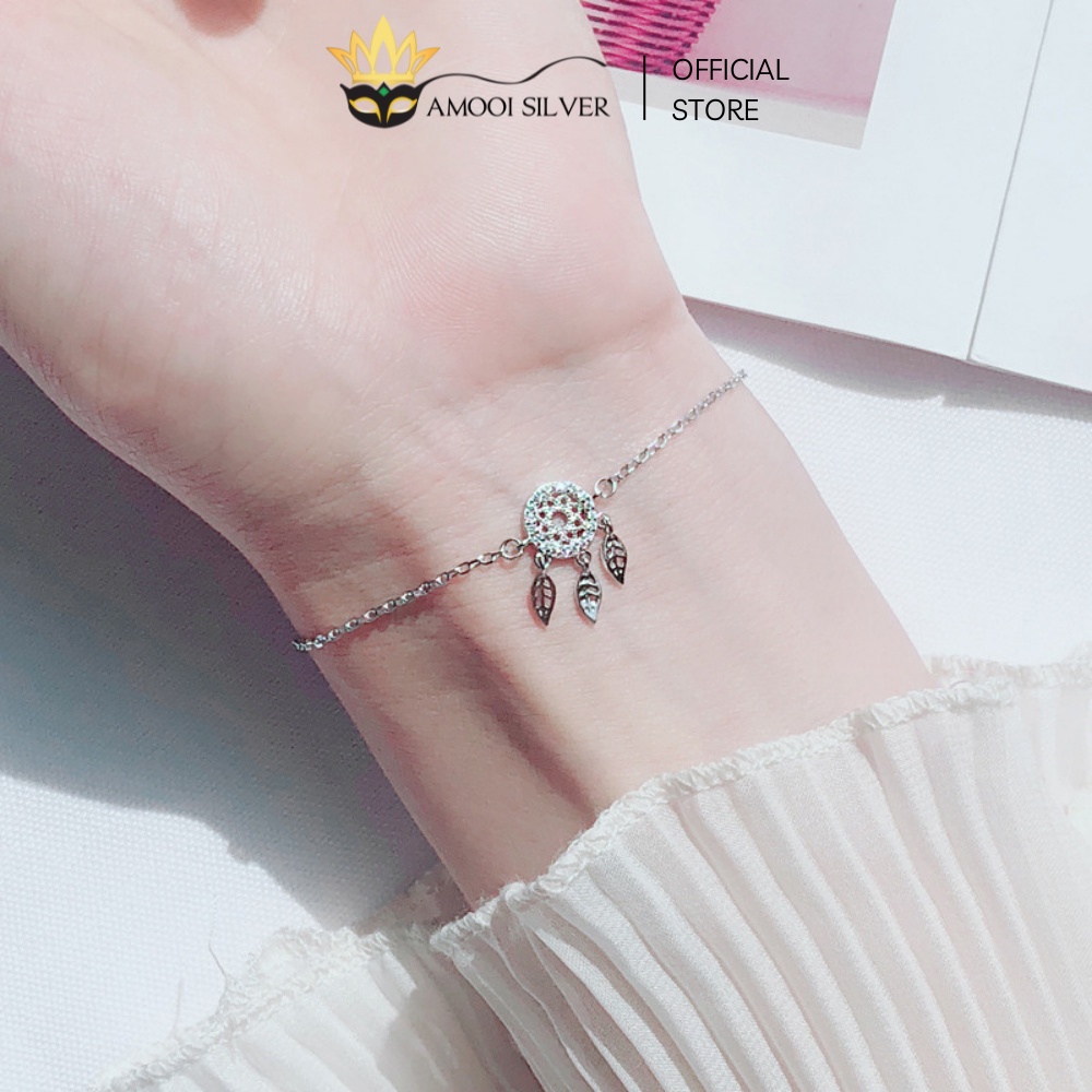 Lắc Tay Bạc Cao Cấp S925 Mẫu Dream Catcher Phong Cách Hàn Quốc - Amooi Silver AT26