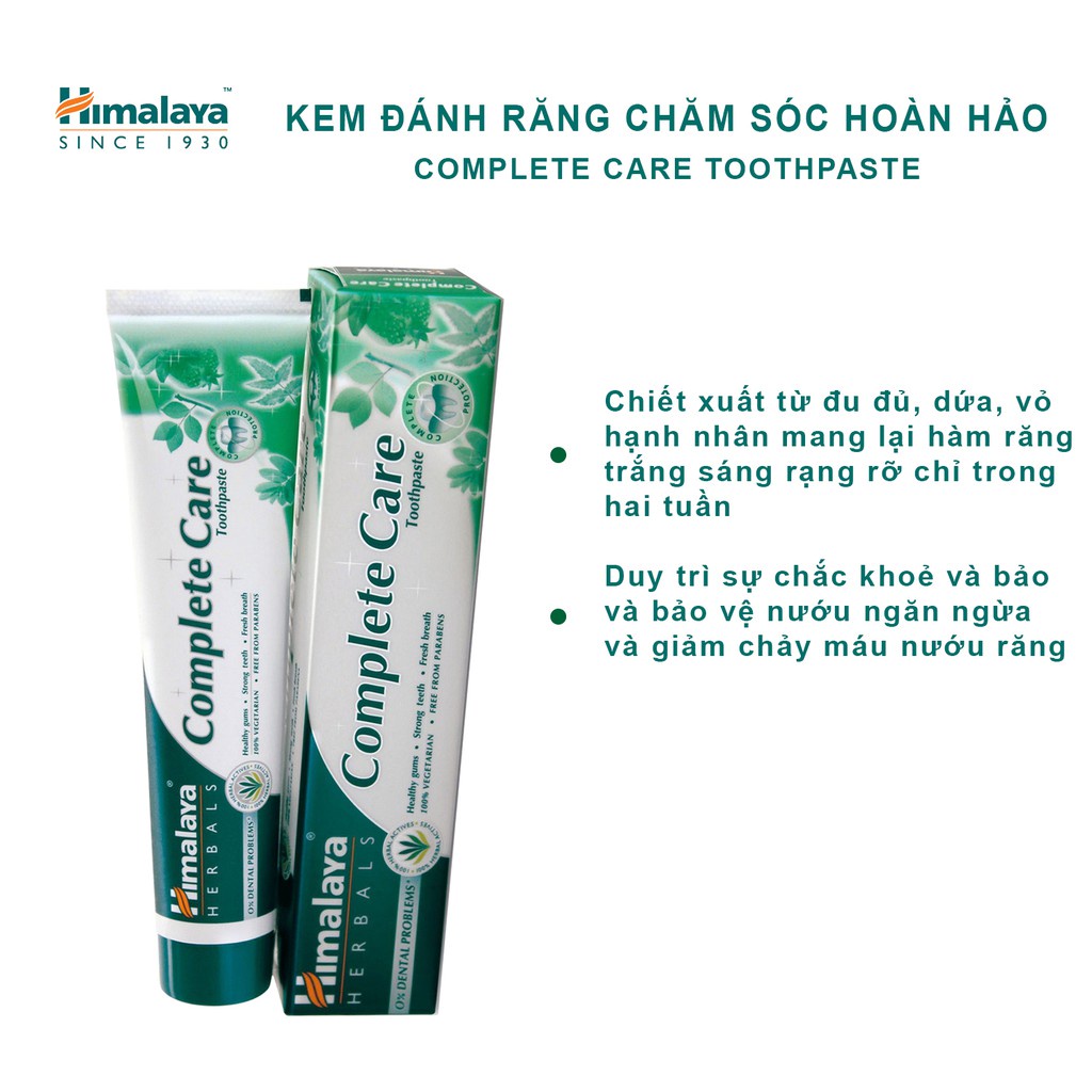 Kem đánh răng bảo vệ nướu | Himalaya Complete Care Toothpaste 100g