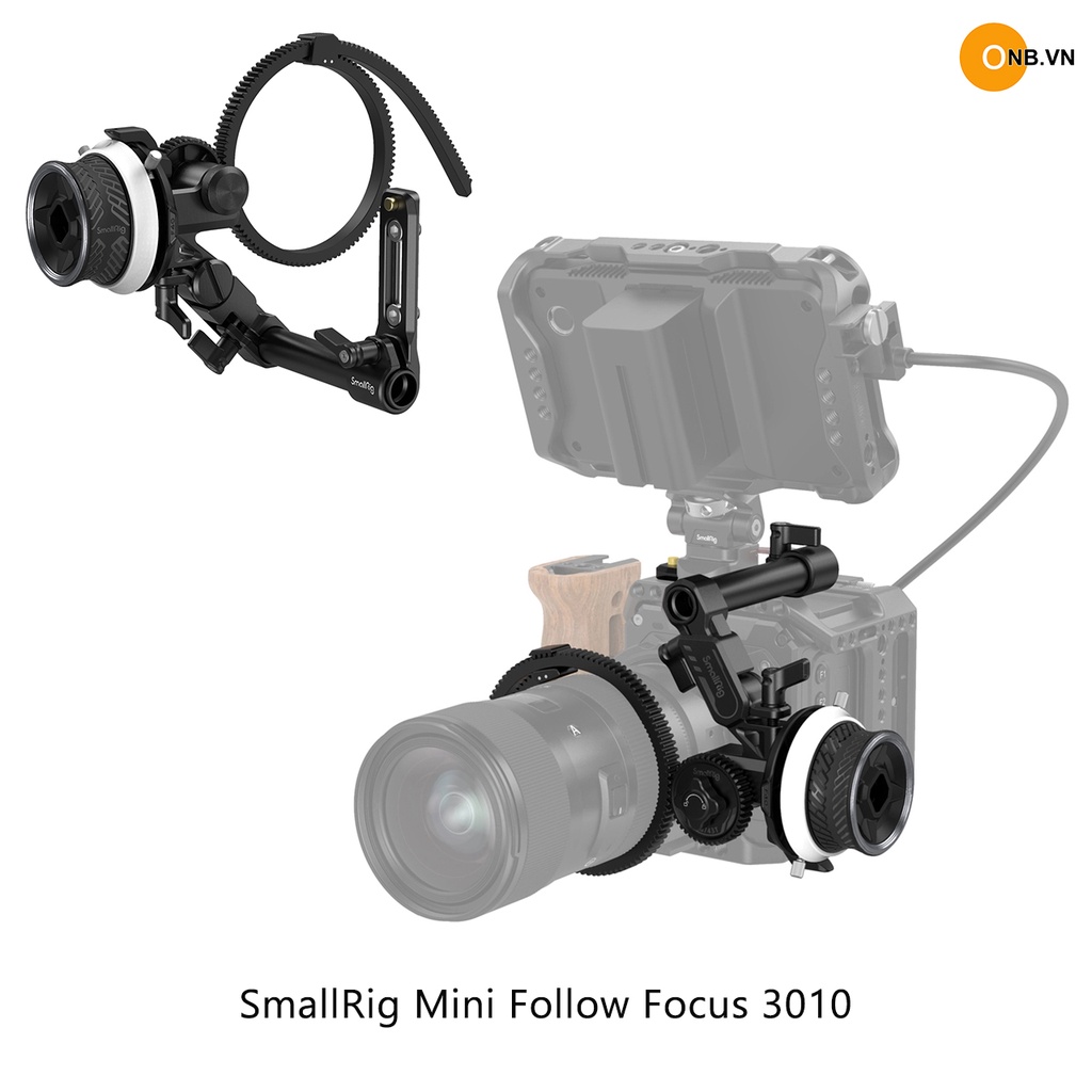 SmallRig Mini Follow Focus 3010 -  Bộ phụ kiện hỗ trợ xoay manual focus lens cho quay phim