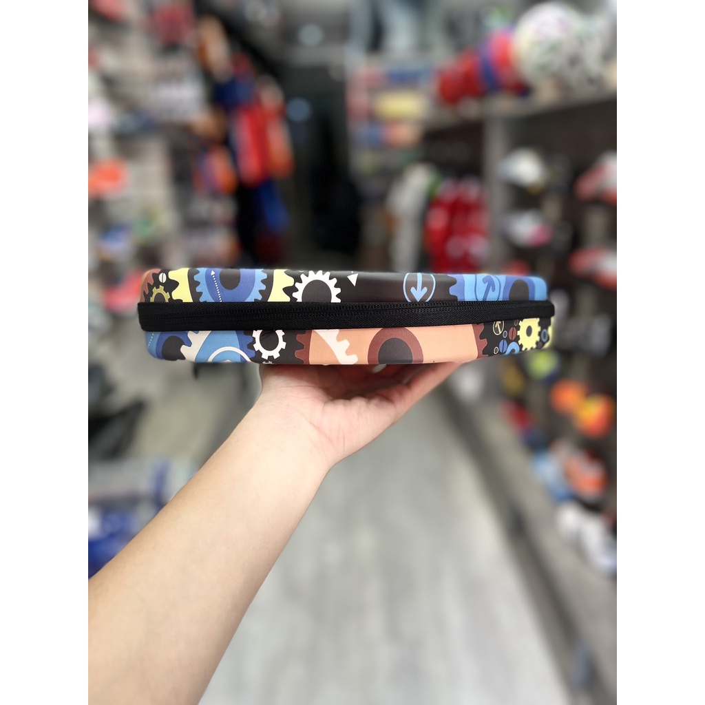 Bao Vợt Bóng Bàn Gewo Chính Hãng - Màu Đen - Thiết Kế Bao To , Rãnh Sau Rộng - Có Ngăn Đựng Phụ Kiện Linh Tinh