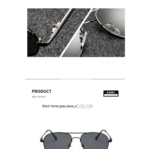 Kính râm Xiaomi Home Aviator Sunglasses Pro Oval Frame Gradient