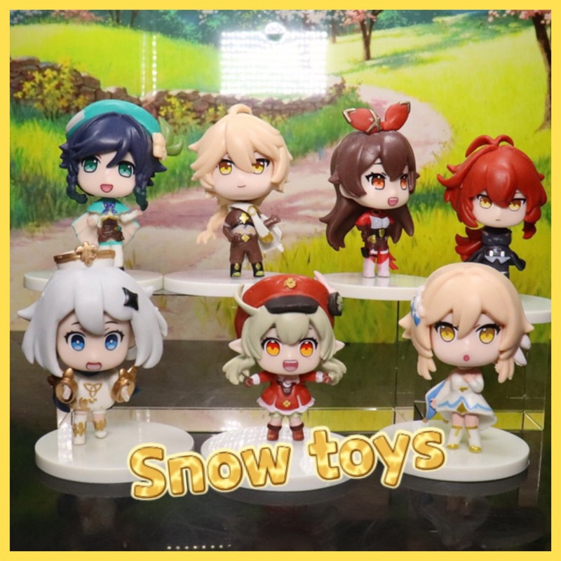 Mô hình genshin impact - figure nhân vật Klee,Babara,Fischi,Venti,Diluc,Keaya siêu dễ thương
