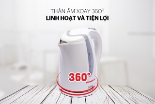 ẤM SIÊU TỐC, BÌNH ĐUN SIÊU TỐC SUNHOUSE SHD1300, 1,8 LÍT