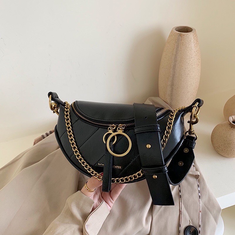 [VIDEO THẬT/CÓ SẴN]-Túi Bao Tử Đeo Chéo,Đeo Hông Da Mềm Cực Chất