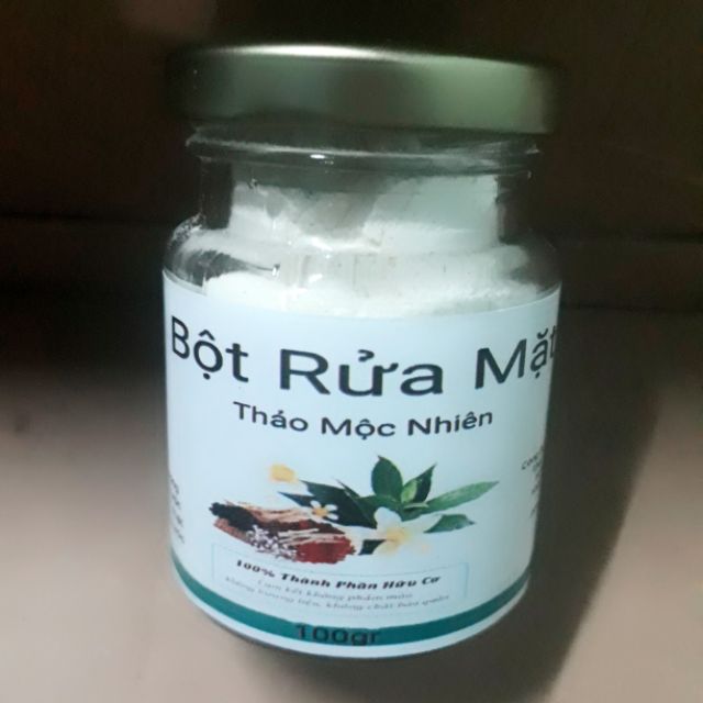 Bột rửa mặt thảo mộc