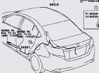 DÂY GIẬT CỐP SAU VIOS 2014-2017