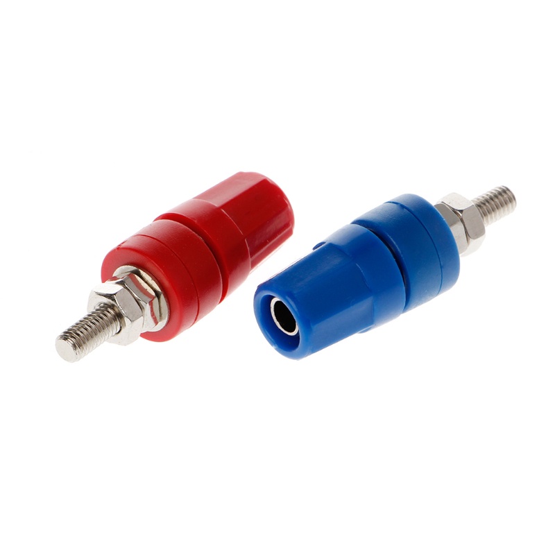 Set 5 Đầu Nối Phích Cắm Bắp Chuối 20A Bằng Đồng M4x36 4mm