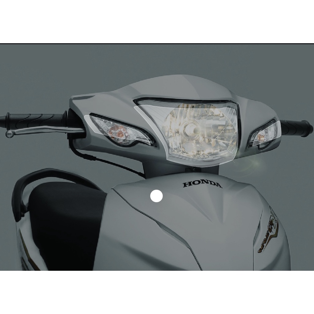 DECAL DÁN ĐÈN XE WAVE ALPHA. LÀM ĐẸP XE, PPF BẢO VỆ MẶT ĐỒNG HỒ